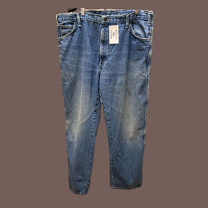Dickies Carpenter Pants | Dark Blue Denim | Size 42x32 | Vintage
